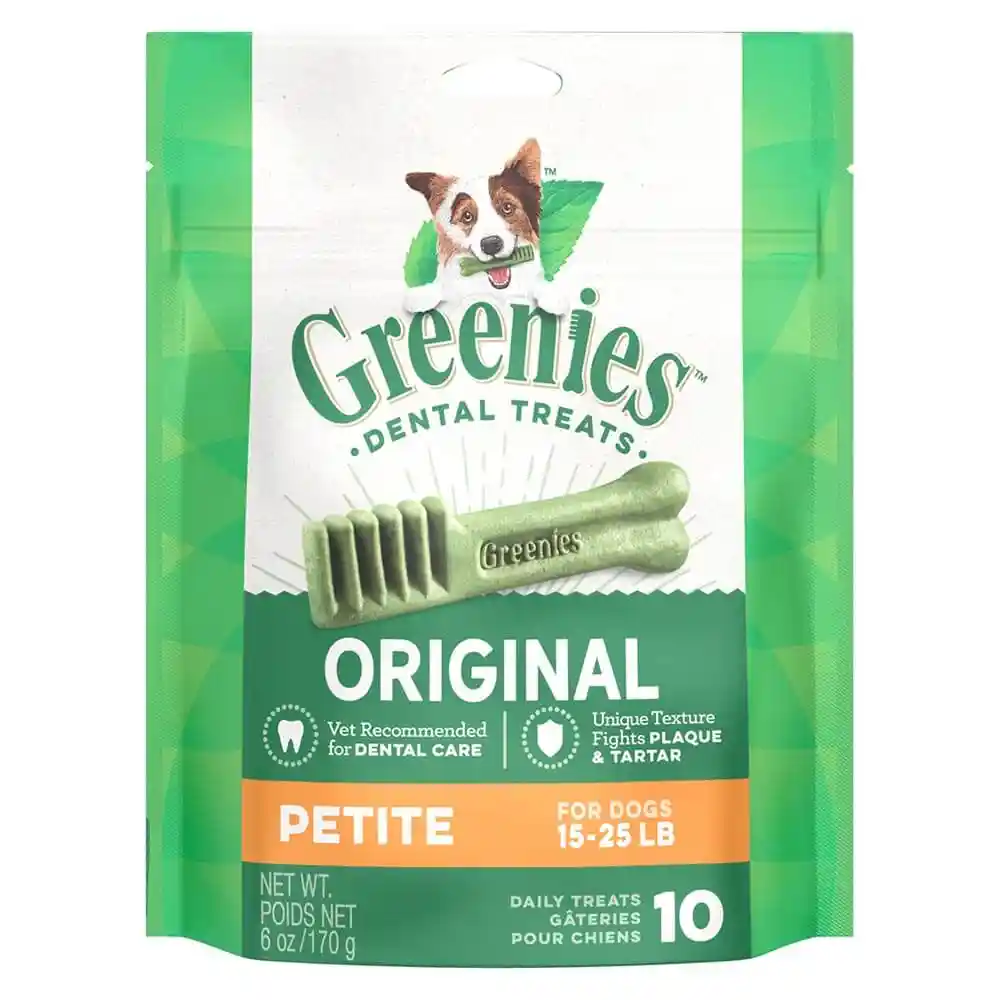 Original Petite Dental Dog Chews 6-oz