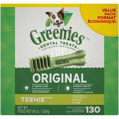 Original Teenie Dental Dog Chews 36-oz