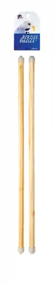 Birdie Basics Wood Perch 2pk 3/8" X 14"