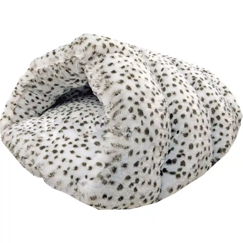 Sleep Zone Snow Leopard Cuddle Cave Snow Leopard 22 Inch
