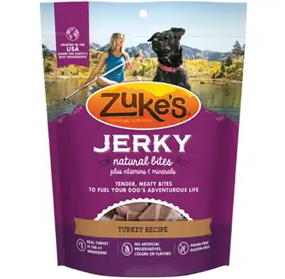 Zuke's Dog Jerky Naturals Turkey & Rice Treat 6oz