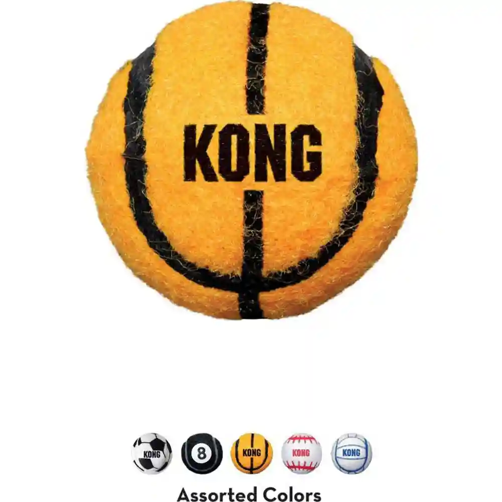 Kong Toy Sport Balls Medium 3 Pk