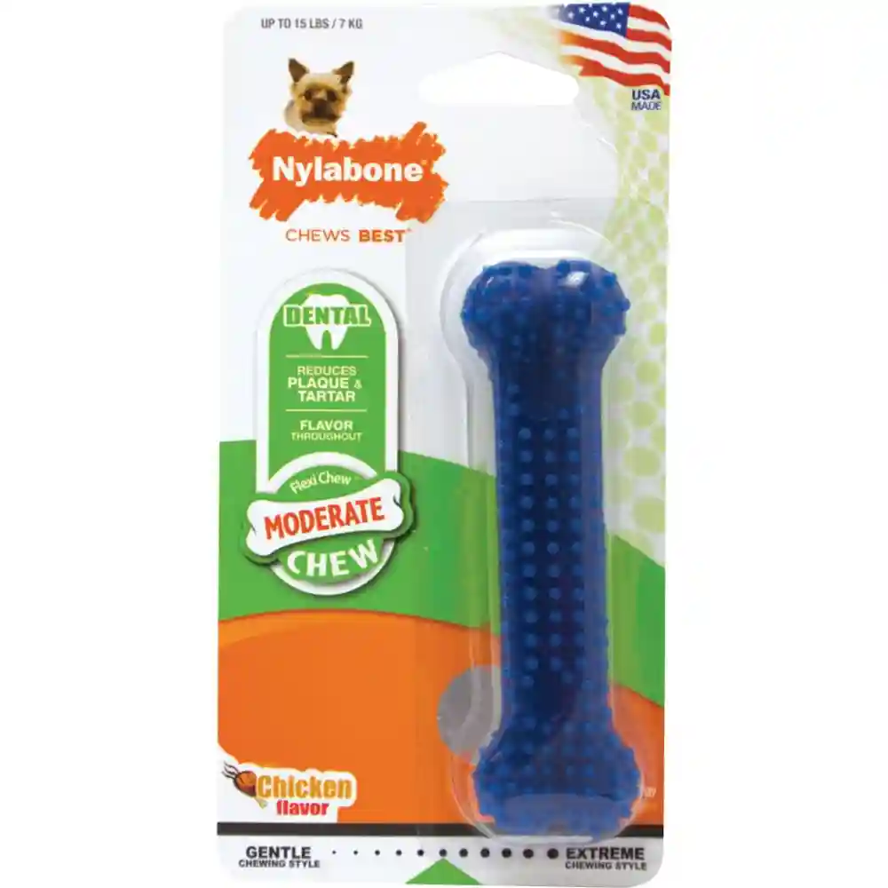 Flexichew Dental Chew Bone Dog Toy Petite