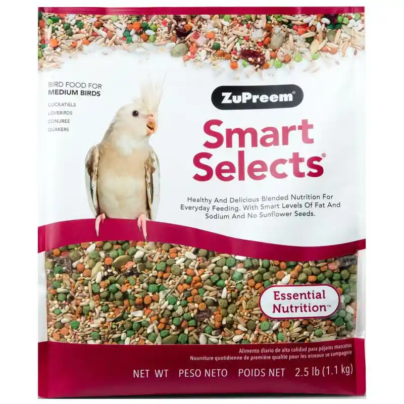 Zupreem Smart Select Tiel/lovebird 2.5 Lbs