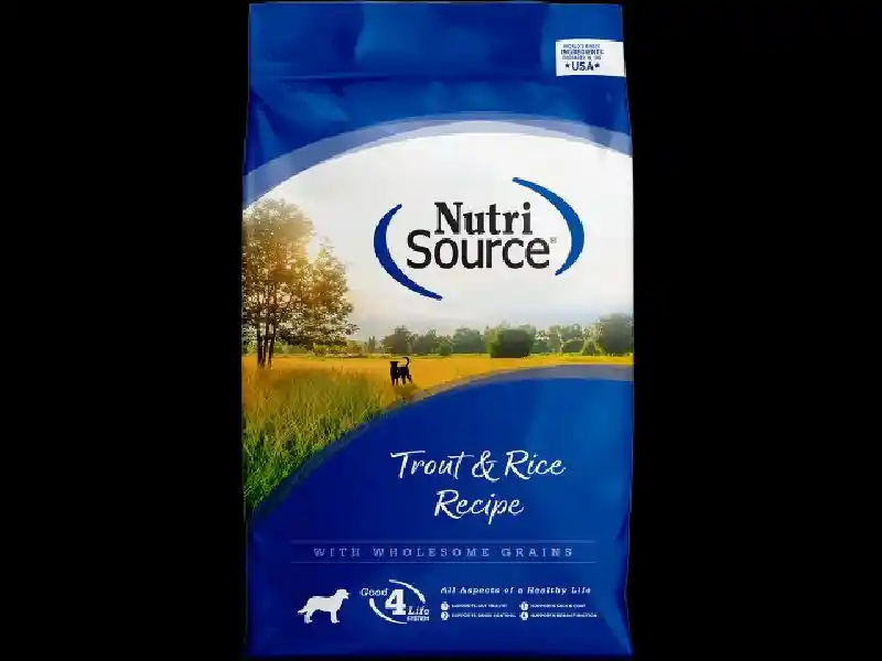 Nutrisource Trout & Brown Rice 15 Lbs
