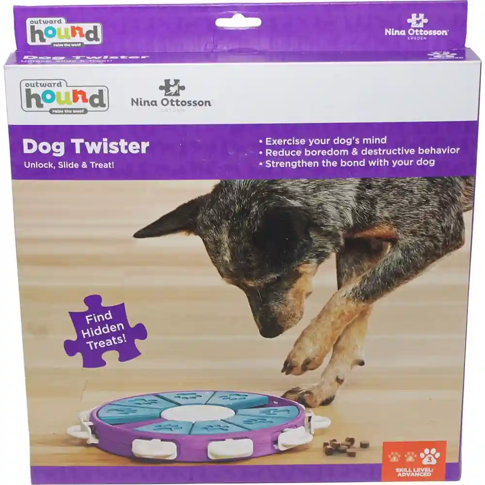 Outward Hound Dog Twister Puzzle Purple