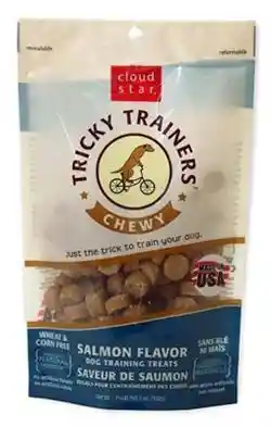 Chewy Tricky Trainers Salmon Dog Treats 5-oz