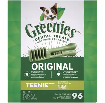 Original Teenie Dental Dog Chews 27-oz