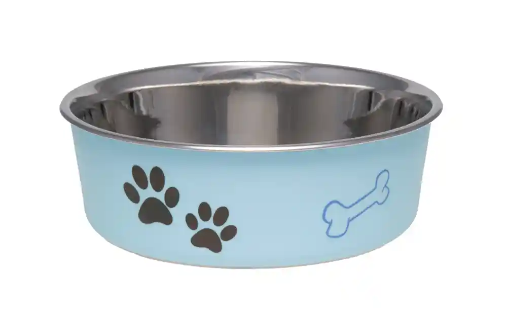 Loving Pets Bella Bowl Murano Blue Medium