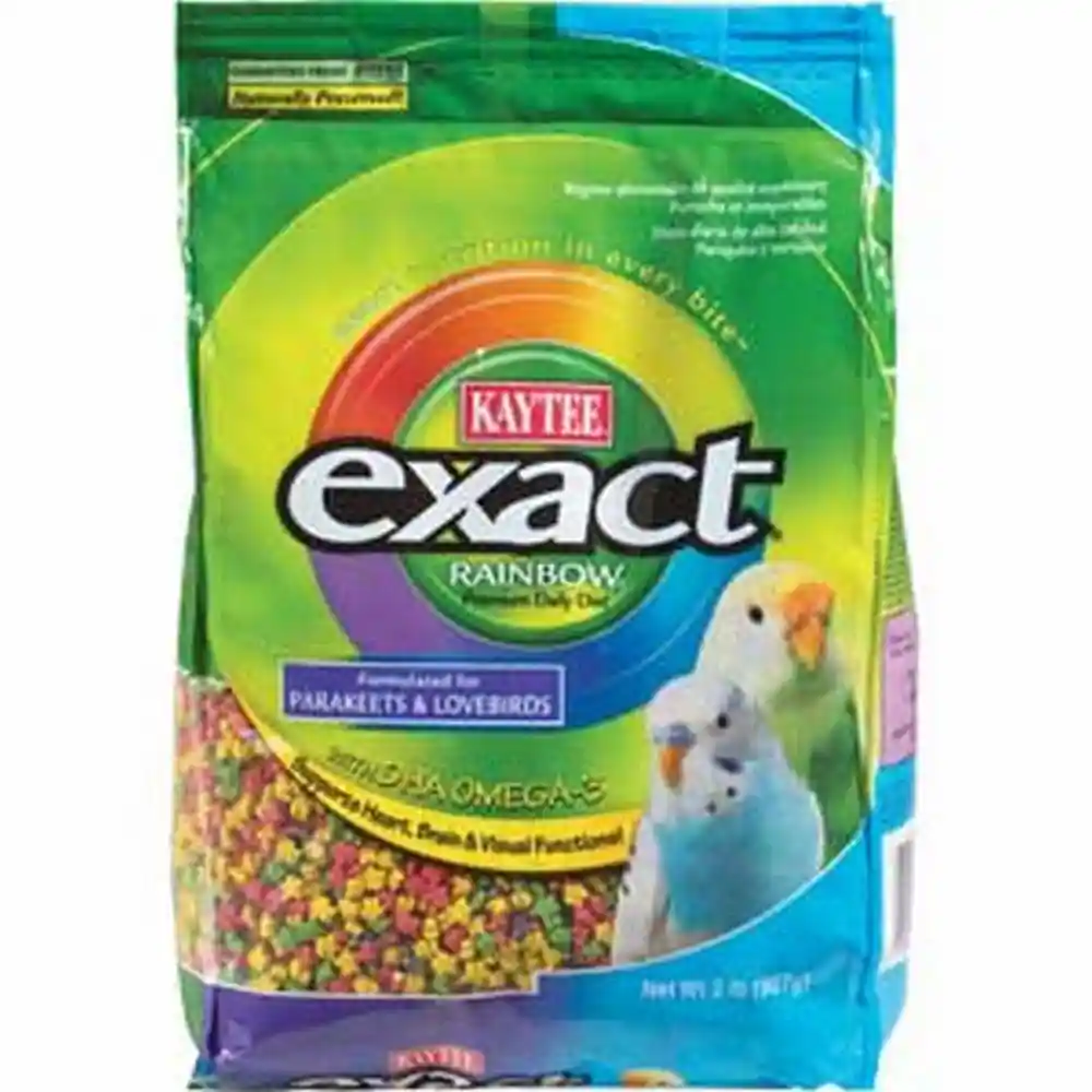 Exact Rainbow Parakeet Love Birds 2 Lbs