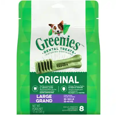 Original Large Dental Dog Chews 12-oz