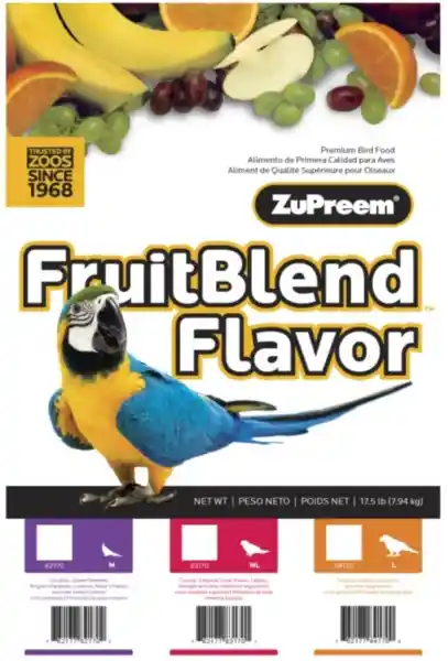 Fruit Blend For Parrot & Conure 17.5 Lbs