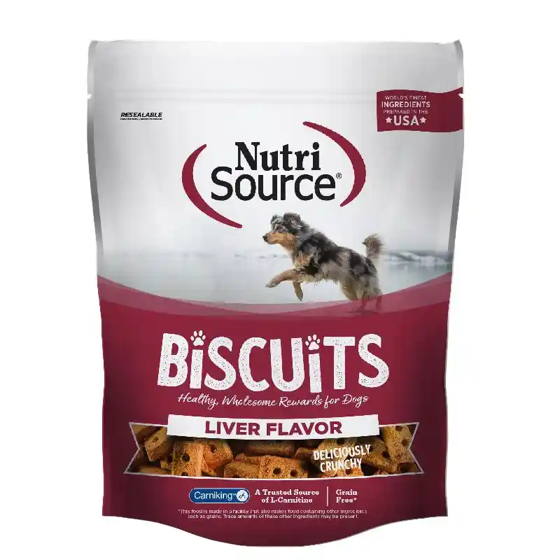 Nutrisource Grain Free Liver Biscuit 14 Oz
