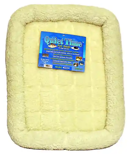 Midwest Quiet Time Pet Bed Sheepskin 24"x18"