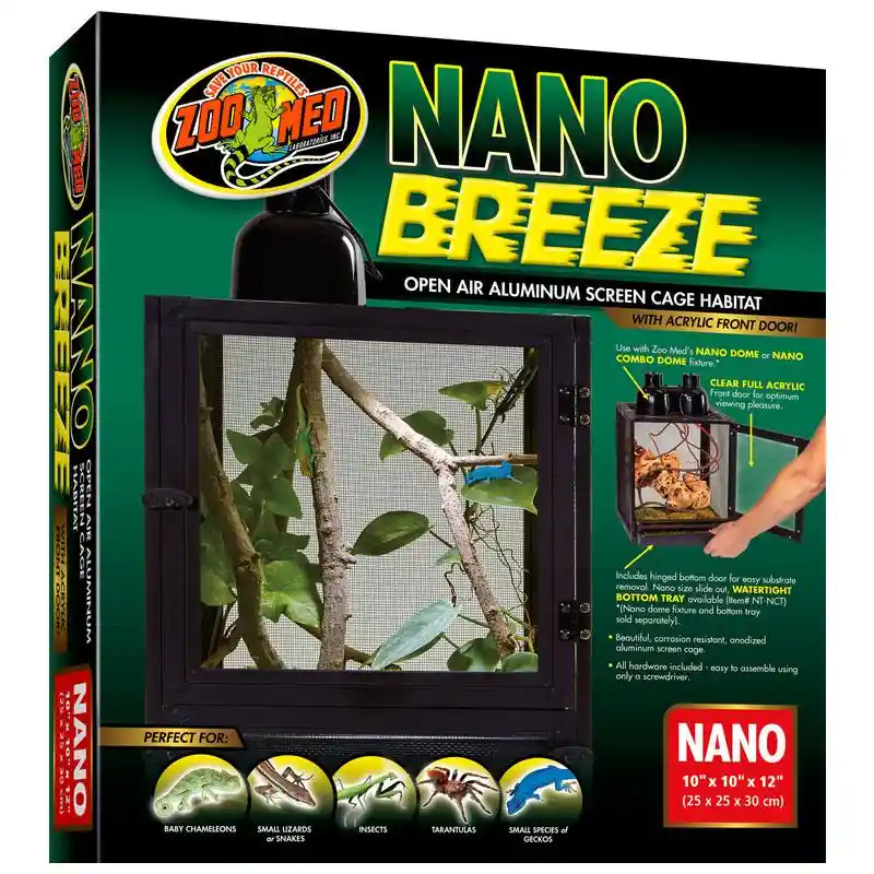 Nano Breeze Alumuninum Screen Cage 10x10x12 In