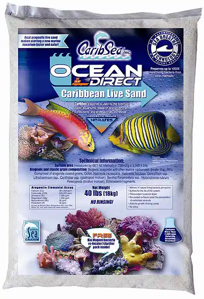 Ocean Direct Natural Live Sand 20 Lbs Case