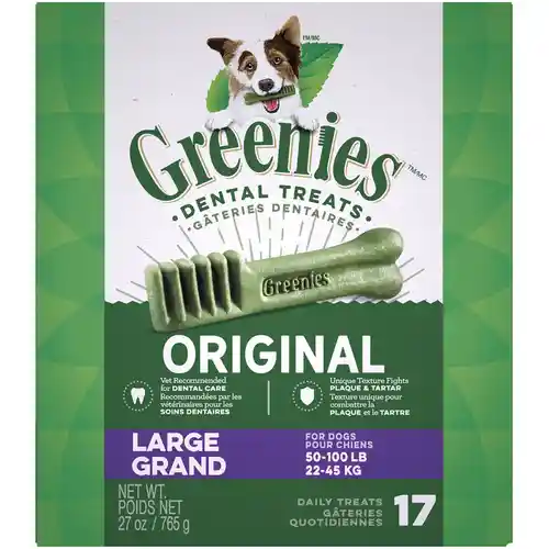 Original Large Dental Dog Chews 27-oz