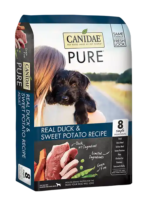 Grain-free Pure Sky Real Duck & Sweet Potato Recipe Dry Dog Food 24-lb