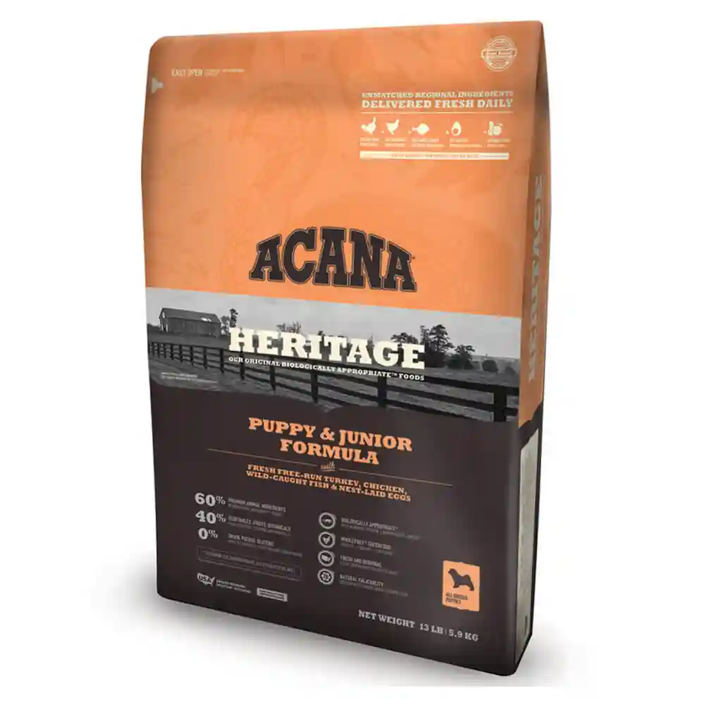 Acana Heritage Pup & Jr. 13 Lbs