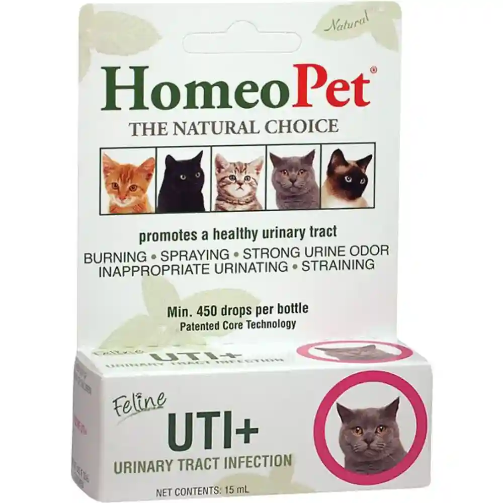 Homeopet Urinary Tract Infection For Cats 15 Ml