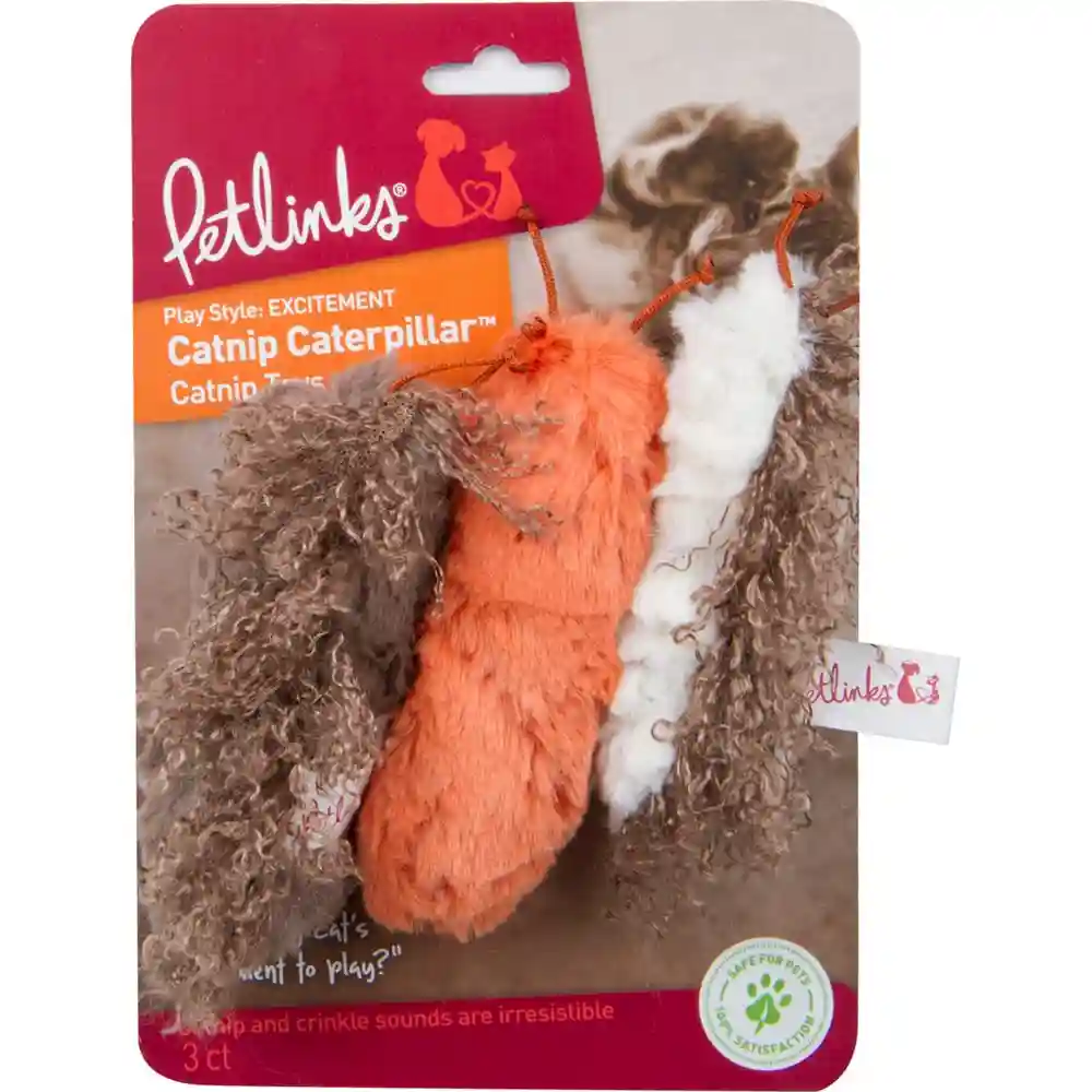 Caterpillars Catnip Toy 3 Pcs