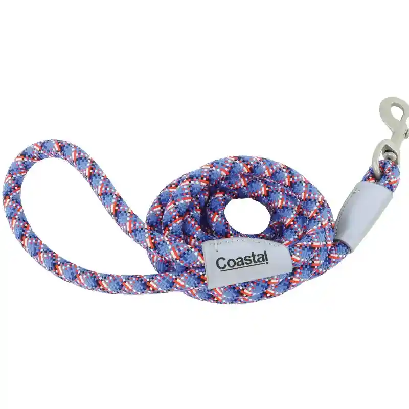 Pro Active Woven Reflective Rope Leash Cobalt