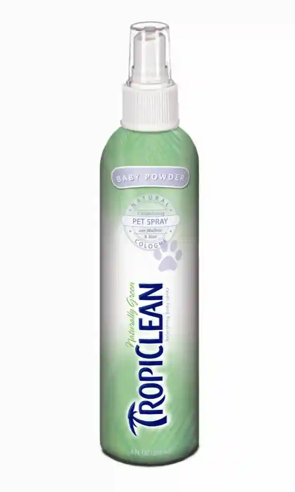 Deodorizing Baby Powder Scent Dog & Cat Cologne Spray 8-oz