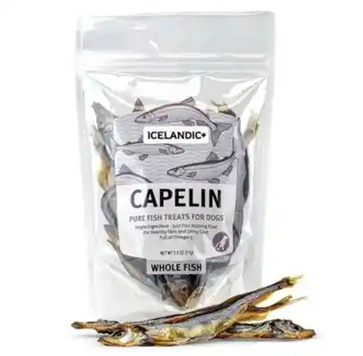 + Capelin Whole Fish Dog Treats 2.5-oz