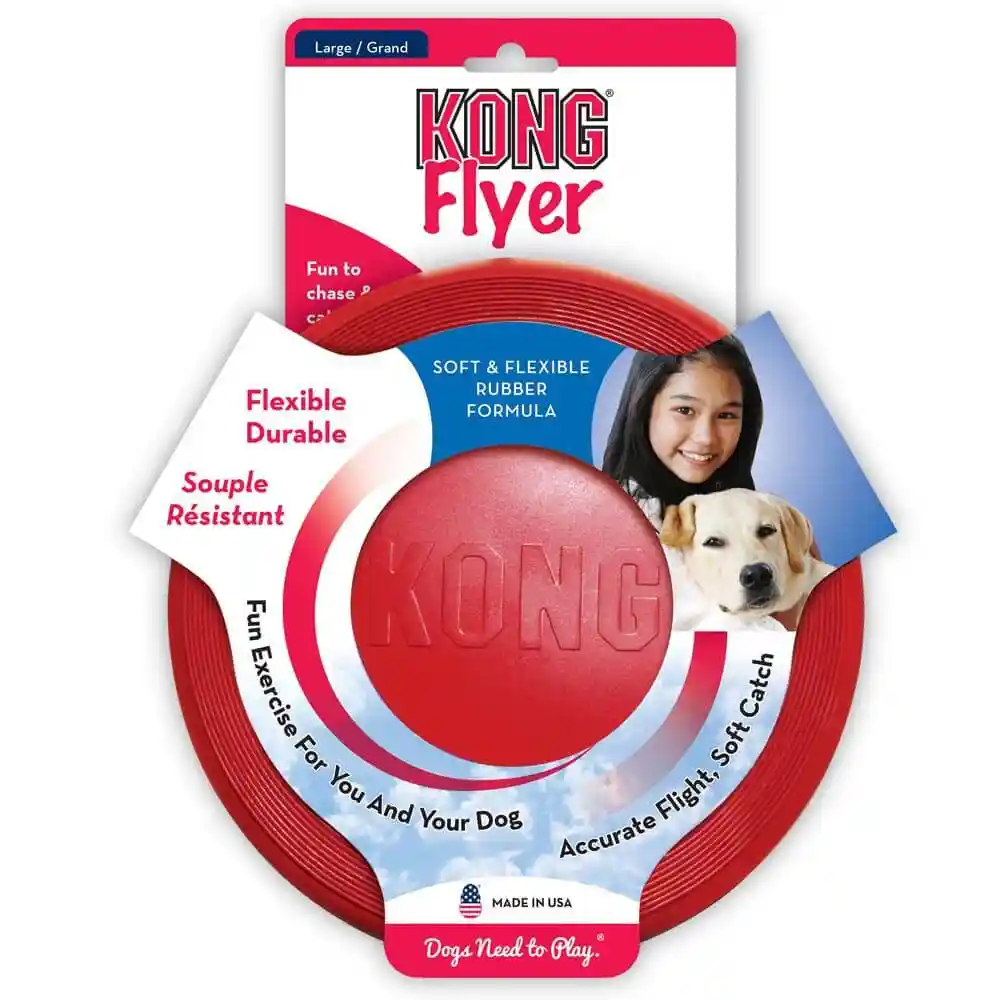 Kong Rubber Flyer Large