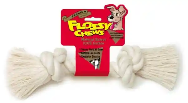 Mammoth Flossy Chews Rope Bone White Large 14"