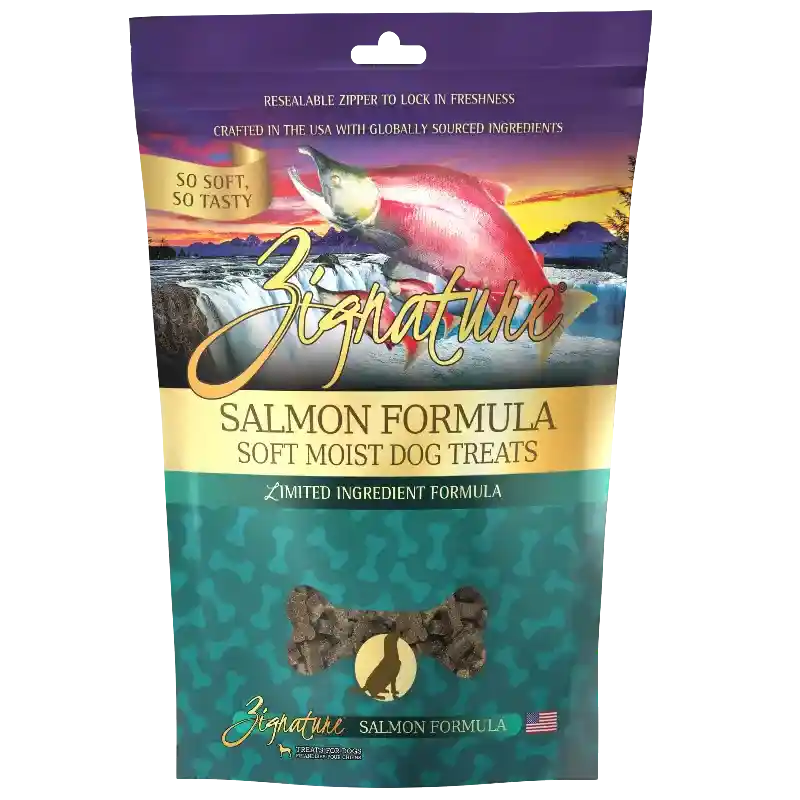 Zignature Dog Soft & Moist Salmon Treat 4-oz