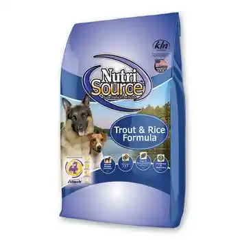 Nutrisource Trout & Rice Dog Food 30 Lbs