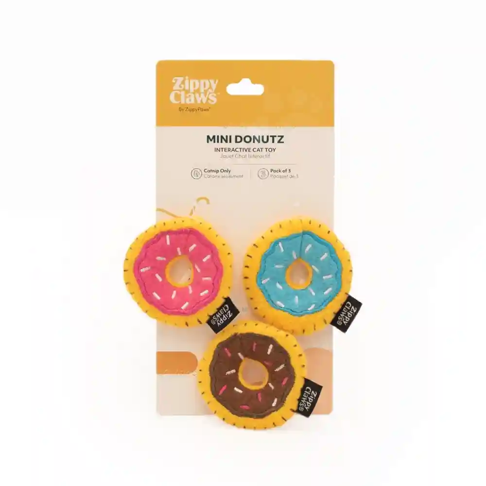Zippyclaws Mini Donutz 3pk