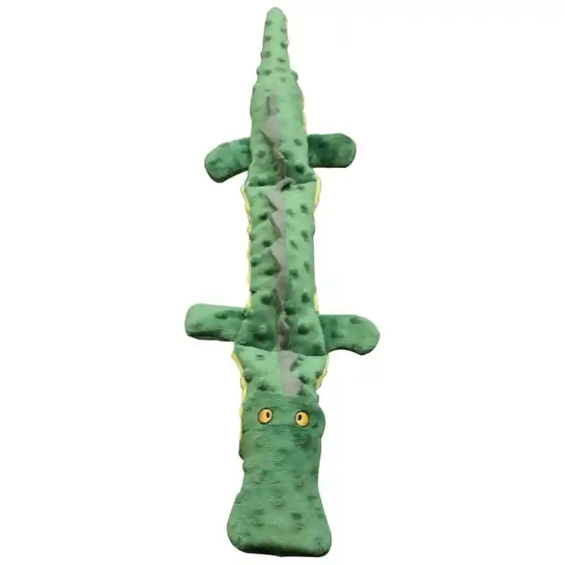 Skinneeez Extreme Triple Squeaker Crocodile Assorted 25 Inch