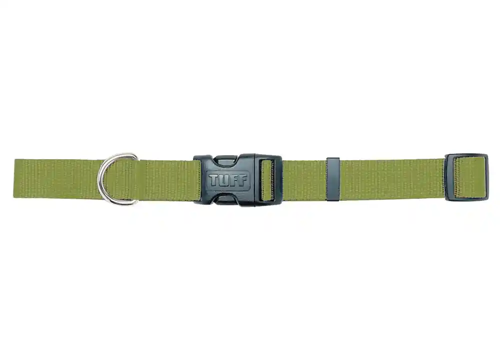 Nylon Adjustable Tuff Collar 1"x26"-palm Green