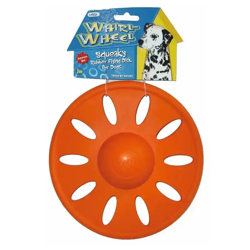 Whirl Wheel Rubber Dog Toy Large
