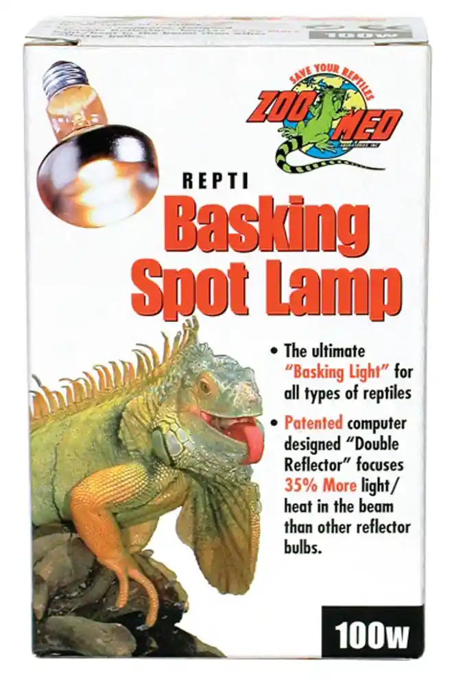 Zoomed Basking Spot Lamp 100 Watt Incandescent