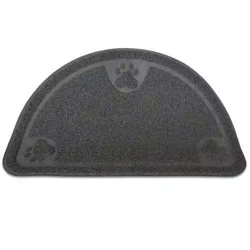 Petmate Litter Mat Half Circle Blue Large