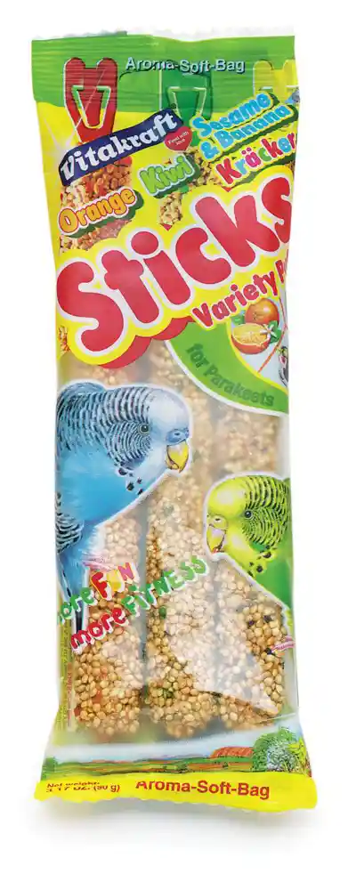 Tropical Fruit Variety Sticks Parakeet 3 Pk