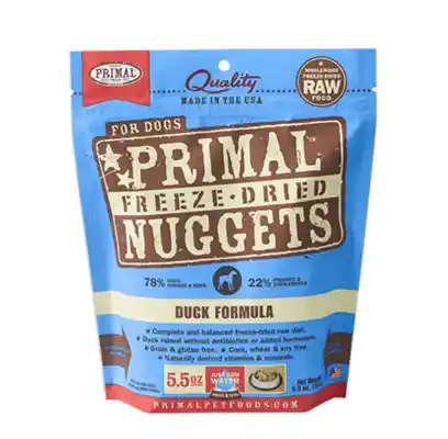 Freeze Dried Nuggets Grain Free Duck Formula Dog Food 5.5-oz