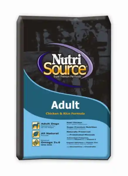 Nutrisource Adt Dog Chicken & Rice 18 Lbs