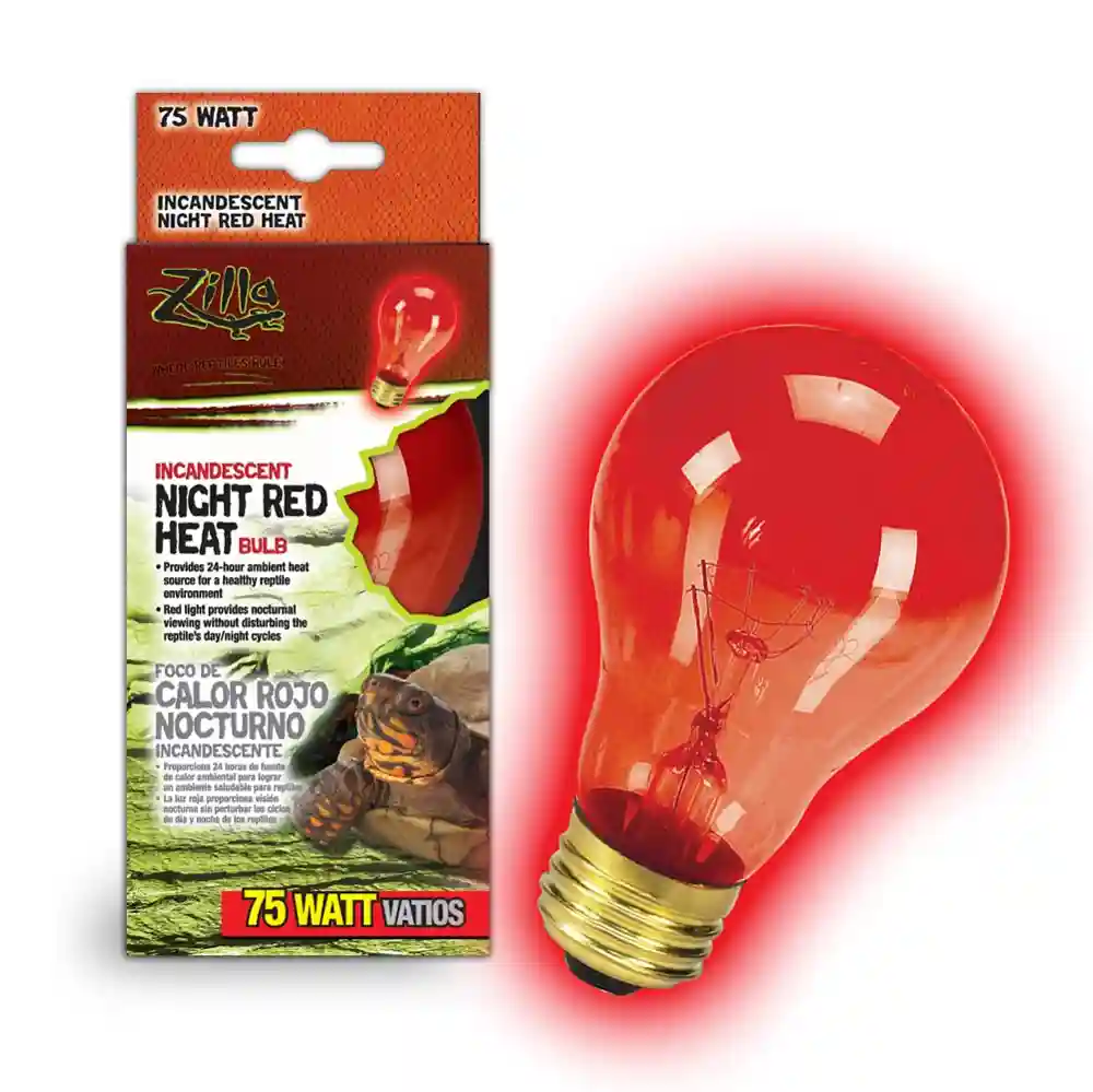 Zilla Incandescent Red Bulb 75 Watt