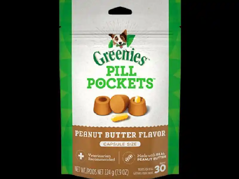 Pill Pockets Canine Peanut Butter Dog Treats For Capsules 7.9-oz