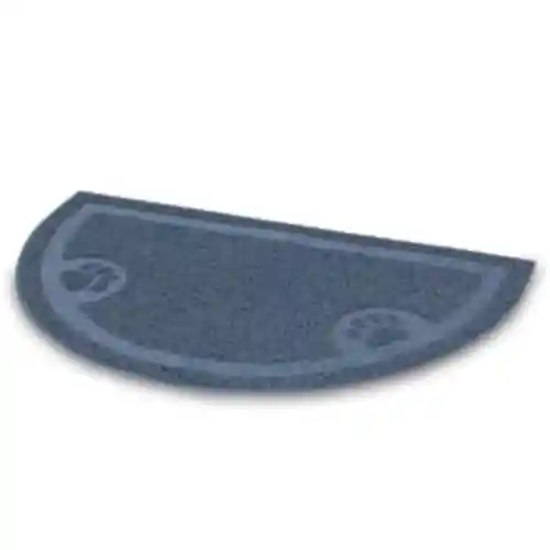 Petmate Litter Mat Half Circle Blue Large