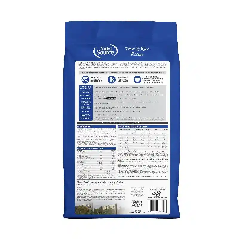 Nutrisource Dog Trout & Rice 12#