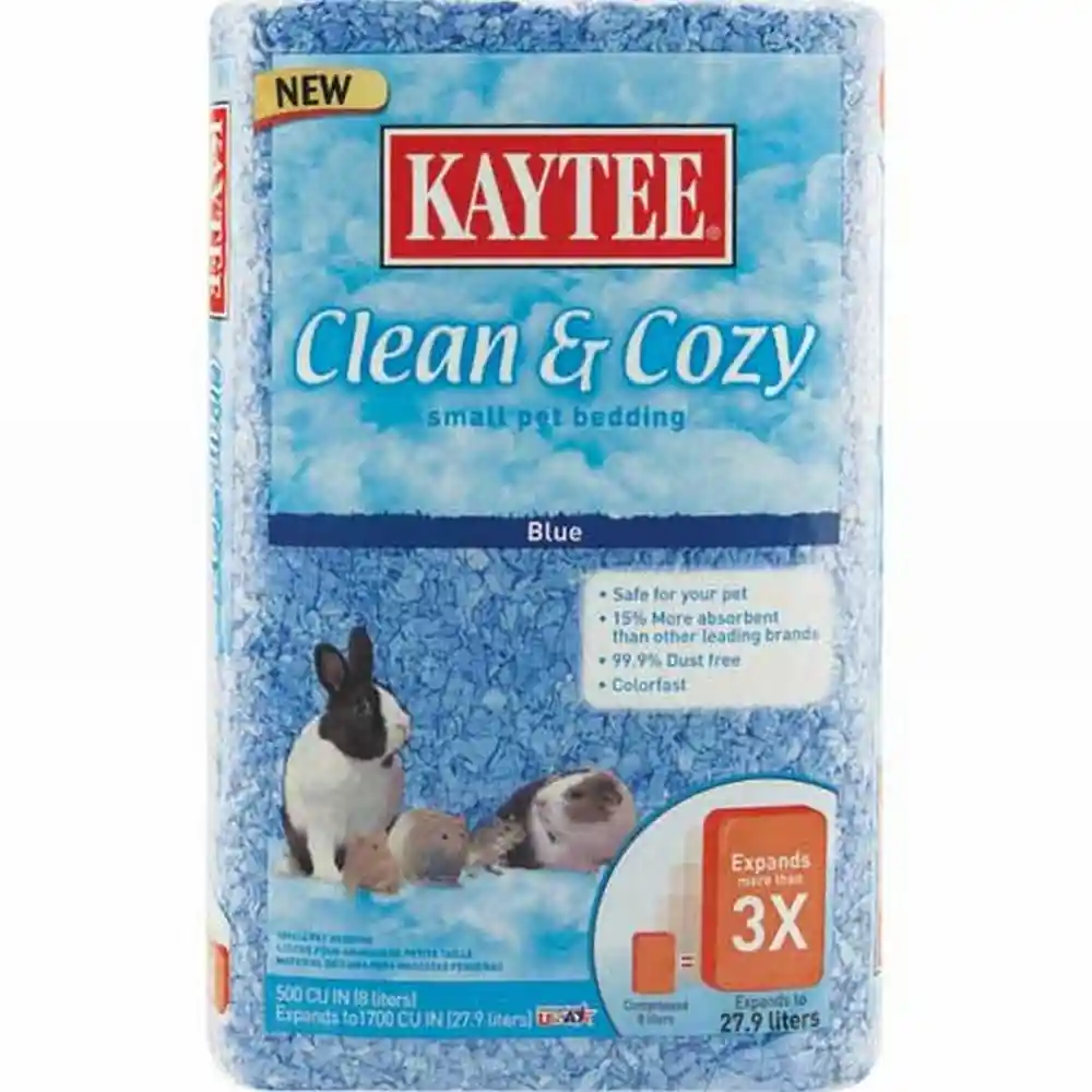 Kaytee Clean And Cozy 500 Cu In 6 Cs Blue