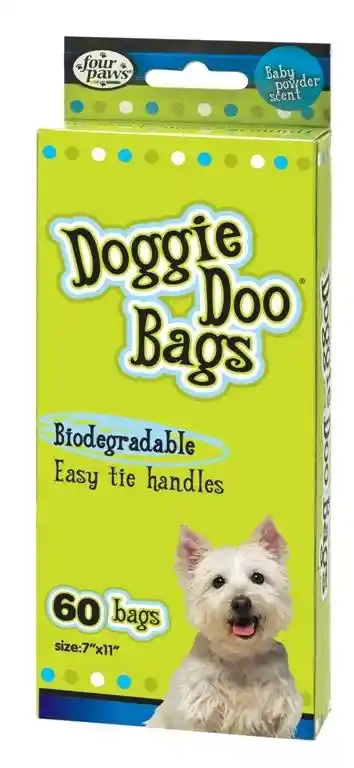 Doggie Doo Bags Biodegradable 60 Ct