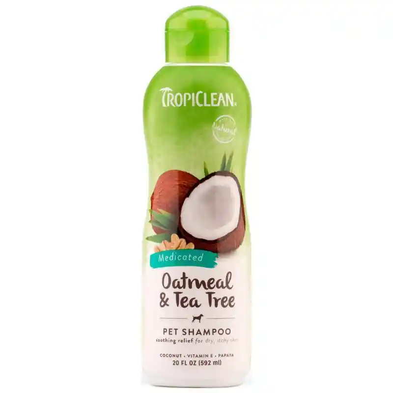 Shampoo Oatmeal & Tea Tree Medicated Formula For Dogs 20-oz