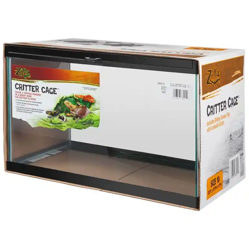 Zilla Black Critter Cage 10 Gallon
