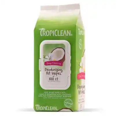 U/a Trop Deep Cln Pet Wipe 100c